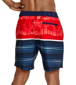 Speedo Men's 18" Oasis Shade Bondi Basin Board Shorts -Swimwear Collection Store 7379104923816 highriskred 3a