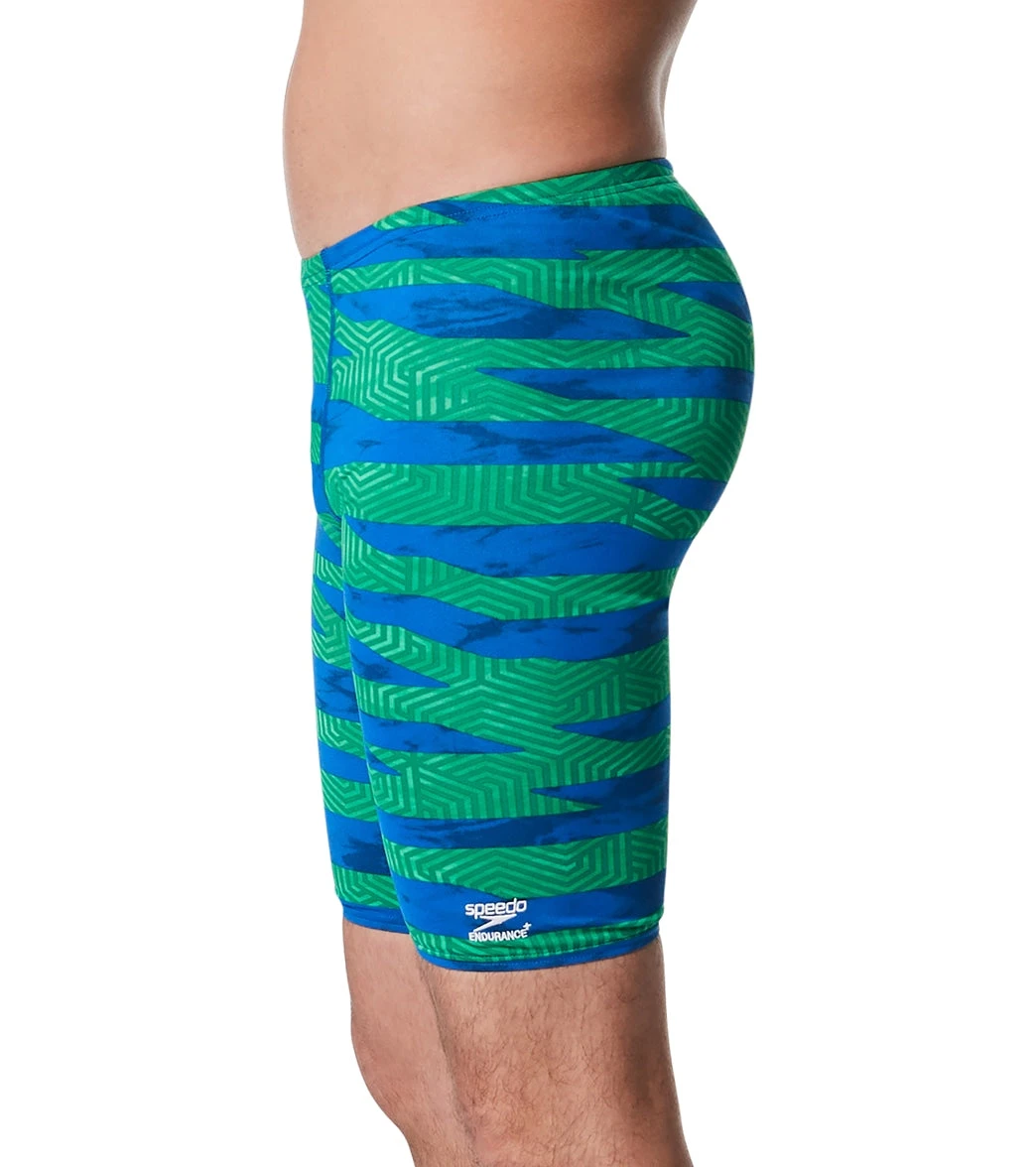 Speedo Men's Contort Stripes Jammer Swimsuit 4 Speedo Men's Contort Stripes Jammer Swimsuit - Image 2