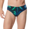 Speedo Men's Reflected Brief Swimsuit -Swimwear Collection Store 7510249865384 bluegreen 1a