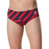 Speedo Men's Vortex Maze Brief Swimsuit -Swimwear Collection Store 7510257729704 redwhiteblue 1a