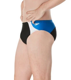 Speedo Vibe Men's Dual Colorblock One Brief Swimsuit -Swimwear Collection Store 7762588631208 anthracite 2a