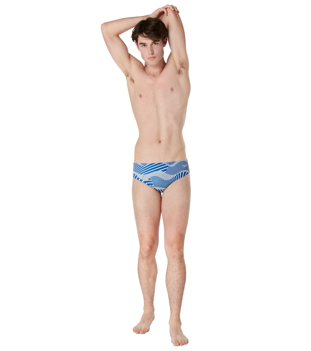 Speedo Vibe Men's Printed One Brief Swimsuit 6 Speedo Vibe Men's Printed One Brief Swimsuit - Image 4